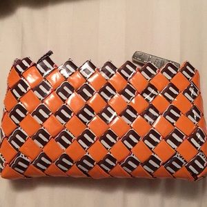 M&M orange wallet